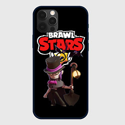 Чехол для iPhone 12 Pro Мортис Brawl Stars, цвет: 3D-черный