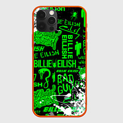 Чехол для iPhone 12 Pro BILLIE EILISH, цвет: 3D-красный