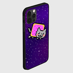 Чехол для iPhone 12 Pro Nyan Cat, цвет: 3D-черный — фото 2