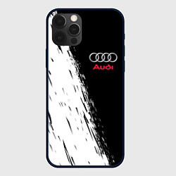 Чехол для iPhone 12 Pro AUDI, цвет: 3D-черный