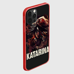 Чехол для iPhone 12 Pro Katarina, цвет: 3D-красный — фото 2