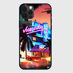 Чехол для iPhone 12 Pro GTA: VICE CITY, цвет: 3D-черный