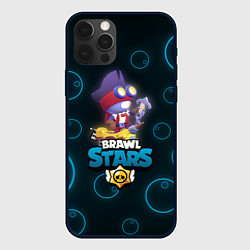 Чехол для iPhone 12 Pro Brawl Stars Captain Carl, цвет: 3D-черный