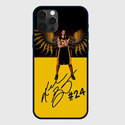 Чехол для iPhone 12 Pro Kobe Bryant, цвет: 3D-черный