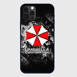 Чехол для iPhone 12 Pro UMBRELLA CORP, цвет: 3D-черный