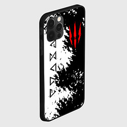 Чехол для iPhone 12 Pro THE WITCHER, цвет: 3D-черный — фото 2