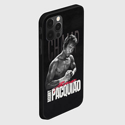 Чехол для iPhone 12 Pro Manny Pacquiao, цвет: 3D-черный — фото 2