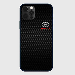 Чехол для iPhone 12 Pro TOYOTA, цвет: 3D-черный