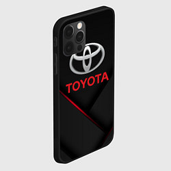 Чехол для iPhone 12 Pro TOYOTA, цвет: 3D-черный — фото 2