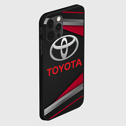 Чехол для iPhone 12 Pro TOYOTA, цвет: 3D-черный — фото 2