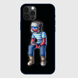 Чехол для iPhone 12 Pro CountryHumans - Россия, цвет: 3D-черный