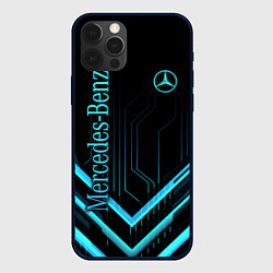 Чехол для iPhone 12 Pro Mercedes-Benz, цвет: 3D-черный