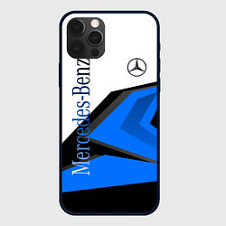 Чехол для iPhone 12 Pro Mercedes-Benz, цвет: 3D-черный