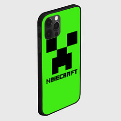 Чехол для iPhone 12 Pro MINECRAFT, цвет: 3D-черный — фото 2