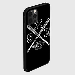 Чехол для iPhone 12 Pro Straight edge, цвет: 3D-черный — фото 2