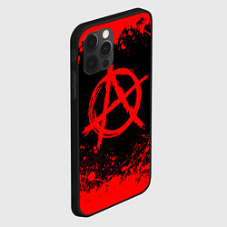 Чехол для iPhone 12 Pro АНАРХИЯ, цвет: 3D-черный — фото 2