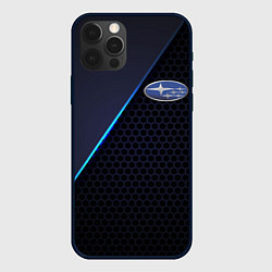 Чехол для iPhone 12 Pro SUBARU, цвет: 3D-черный