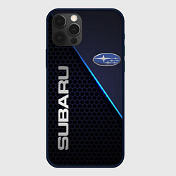 Чехол для iPhone 12 Pro SUBARU, цвет: 3D-черный