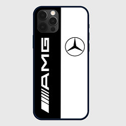 Чехол для iPhone 12 Pro MERCEDES AMG, цвет: 3D-черный