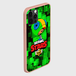 Чехол для iPhone 12 Pro BRAWL STARS LEON, цвет: 3D-светло-розовый — фото 2