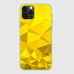 Чехол для iPhone 12 Pro YELLOW ABSTRACT, цвет: 3D-салатовый