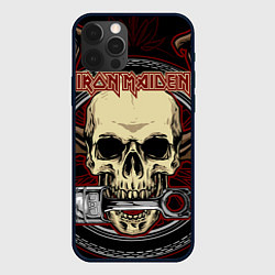 Чехол для iPhone 12 Pro Iron Maiden, цвет: 3D-черный