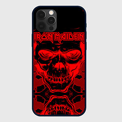 Чехол для iPhone 12 Pro Iron Maiden, цвет: 3D-черный