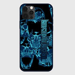 Чехол для iPhone 12 Pro Iron Maiden, цвет: 3D-черный