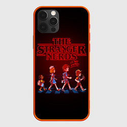 Чехол для iPhone 12 Pro STRANGER THINGS, цвет: 3D-красный