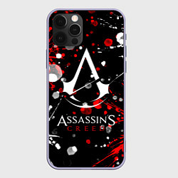 Чехол для iPhone 12 Pro ASSASSIN'S CREED, цвет: 3D-светло-сиреневый