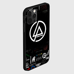 Чехол для iPhone 12 Pro LINKIN PARK, цвет: 3D-черный — фото 2