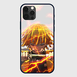 Чехол для iPhone 12 Pro KIMETSU NO YAIBA, цвет: 3D-черный