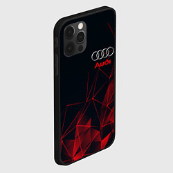 Чехол для iPhone 12 Pro AUDI, цвет: 3D-черный — фото 2