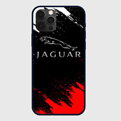 Чехол для iPhone 12 Pro Jaguar, цвет: 3D-черный