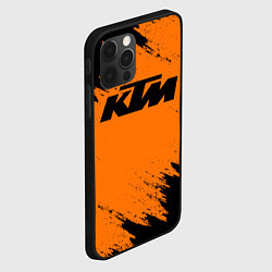 Чехол для iPhone 12 Pro KTM, цвет: 3D-черный — фото 2