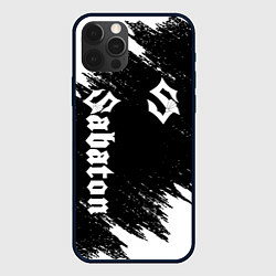 Чехол для iPhone 12 Pro SABATON, цвет: 3D-черный