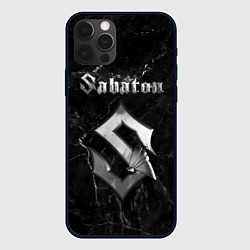 Чехол для iPhone 12 Pro SABATON, цвет: 3D-черный