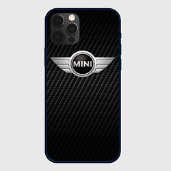 Чехол для iPhone 12 Pro MINI COOPER CARBON, цвет: 3D-черный