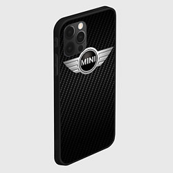 Чехол для iPhone 12 Pro MINI COOPER CARBON, цвет: 3D-черный — фото 2