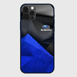 Чехол для iPhone 12 Pro SUBARU, цвет: 3D-черный