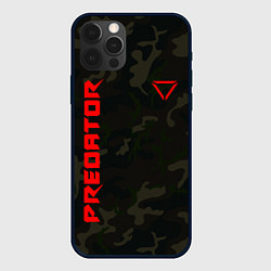 Чехол для iPhone 12 Pro Predator Military, цвет: 3D-черный