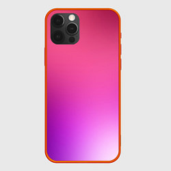 Чехол для iPhone 12 Pro Нежный цвет, цвет: 3D-красный