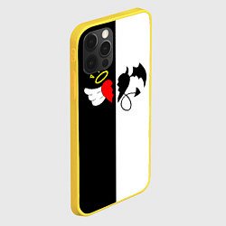 Чехол для iPhone 12 Pro Добро и зло, Payton Moormeier, цвет: 3D-желтый — фото 2