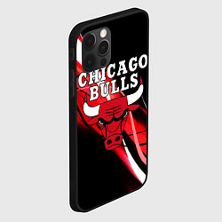 Чехол для iPhone 12 Pro CHICAGO BULLS, цвет: 3D-черный — фото 2
