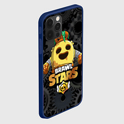 Чехол для iPhone 12 Pro Brawl Stars Robot Spike, цвет: 3D-тёмно-синий — фото 2