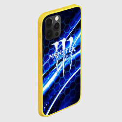 Чехол для iPhone 12 Pro MONSTER ENERGY, цвет: 3D-желтый — фото 2
