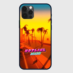 Чехол для iPhone 12 Pro HOTLINE MIAMI, цвет: 3D-черный