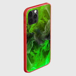 Чехол для iPhone 12 Pro ЗЕЛЁНЫЙ ОГОНЬ, цвет: 3D-красный — фото 2