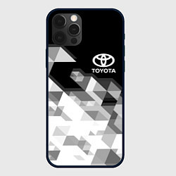 Чехол для iPhone 12 Pro TOYOTA, цвет: 3D-черный