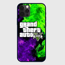 Чехол для iPhone 12 Pro GTA 5, цвет: 3D-черный